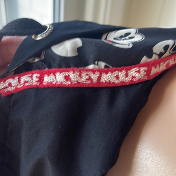 Disney Parks Mickey Mouse Size Small Rain Coat with Hood and Zip Front - Pockets - Picture 10 of 12